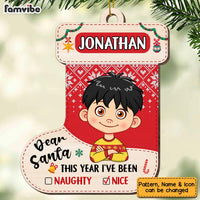 Personalized Gift For Grandson I've Been Nice Ornament 28896 thumb 1