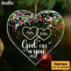 Personalized Christmas Gift For Couple God Gave Me You Heart Ornament 28900 1