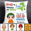 Personalized Gift For Grandson Dinosaur Tell Me A Story Pocket Pillow With Stuffing 28901 1