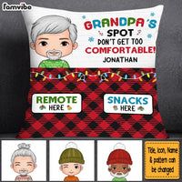 Personalized Gift For Grandpa Comfortable Spot Pocket Pillow With Stuffing 28903 thumb 1