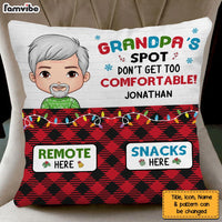 Personalized Gift For Grandpa Comfortable Spot Pocket Pillow With Stuffing 28903 thumb 1