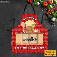 Personalized Gift For Grandma Baking That's What I Do Apron With Pocket 28905 thumb 1