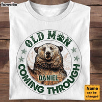 Personalized Gift For Grandpa Old Man Coming Through Bear Shirt - Hoodie - Sweatshirt 28908 thumb 1
