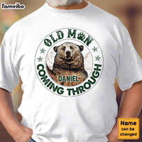 Personalized Gift For Grandpa Old Man Coming Through Bear Shirt - Hoodie - Sweatshirt 28908 thumb 1