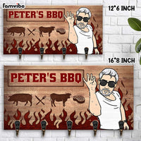 Personalized Gift For Grill Dad Grandpa Key Holder 28909 thumb 1