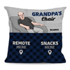 Personalized Grandpa's Chair Pocket Pillow With Stuffing 28918 1