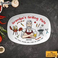 Personalized Gift For Grandpa Grilling Plate 28921 thumb 1