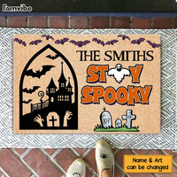 Personalized Stay Spooky Halloween Doormat 28926 thumb 1