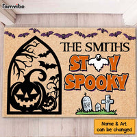 Personalized Stay Spooky Halloween Doormat 28926 thumb 1