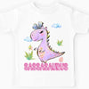 Personalized Gift For Granddaughter Dinosaur Kid T Shirt 28927 1