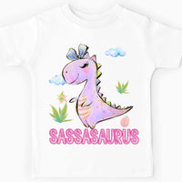 Personalized Gift For Granddaughter Dinosaur Kid T Shirt 28927 thumb 1