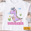 Personalized Gift For Granddaughter Dinosaur Kid T Shirt 28927 1