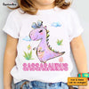 Personalized Gift For Granddaughter Dinosaur Kid T Shirt 28927 1