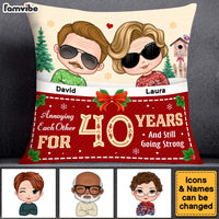 Personalized Gift For Senior Couple 40 Years And Still Going Pocket Pillow With Stuffing 28931 thumb 1