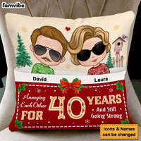 Personalized Gift For Senior Couple 40 Years And Still Going Pocket Pillow With Stuffing 28931 thumb 1