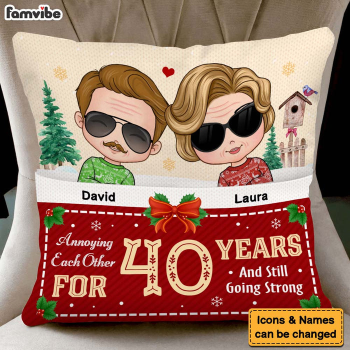 Personalized Gift For Senior Couple 40 Years And Still Going Pocket Pillow With Stuffing 28931 1