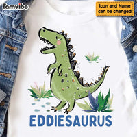 Personalized Gift For Grandson Dinosaur Kid T Shirt 28933 thumb 1