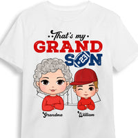 Personalized Gift For Grandma That's My Grandson Football Shirt - Hoodie - Sweatshirt 28935 thumb 1