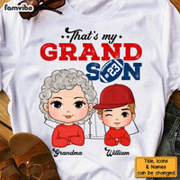 Personalized Gift For Grandma That's My Grandson Football Shirt - Hoodie - Sweatshirt 28935 thumb 1