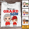 Personalized Gift For Grandma That's My Grandson Football Shirt - Hoodie - Sweatshirt 28935 1