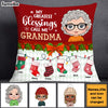 Personalized Gift For Grandma Greatest Blessings Call Me Grandma Pocket Pillow With Stuffing 28937 1