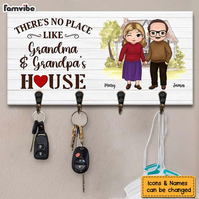 Personalized House Keys Holder Grandparents' House Key Holder: A