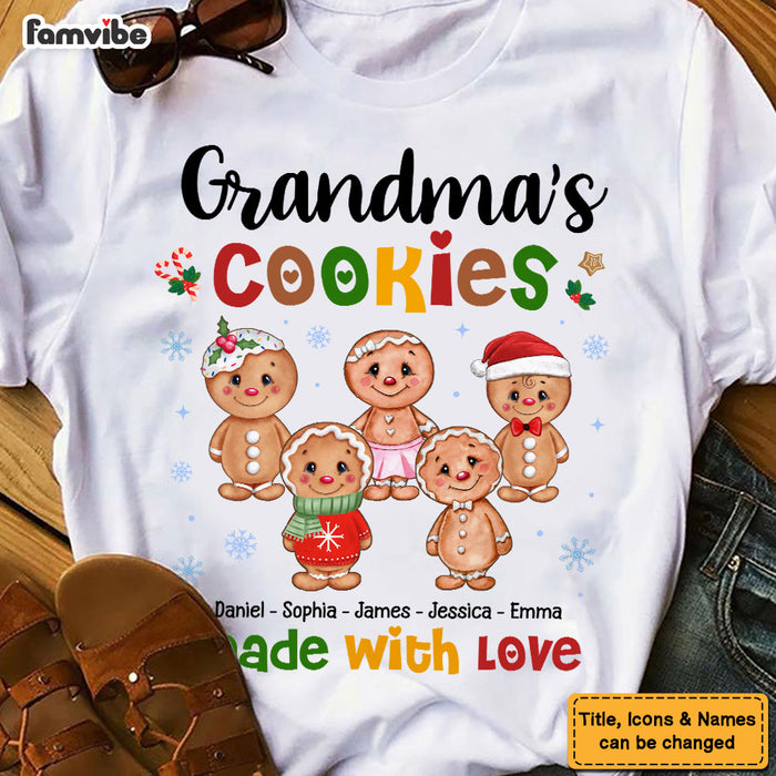 Personalized Gift For Grandma Cookies Made With Love Shirt - Hoodie - Sweatshirt 28940 1
