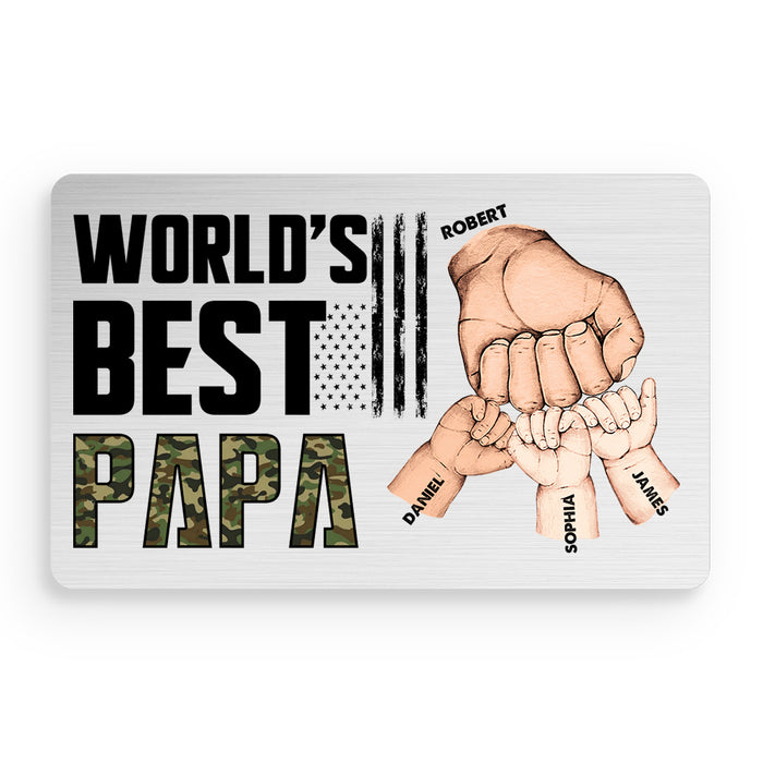 Personalized Gift For Greatest Grandpa Fist Bumps Wallet Card 28942 1