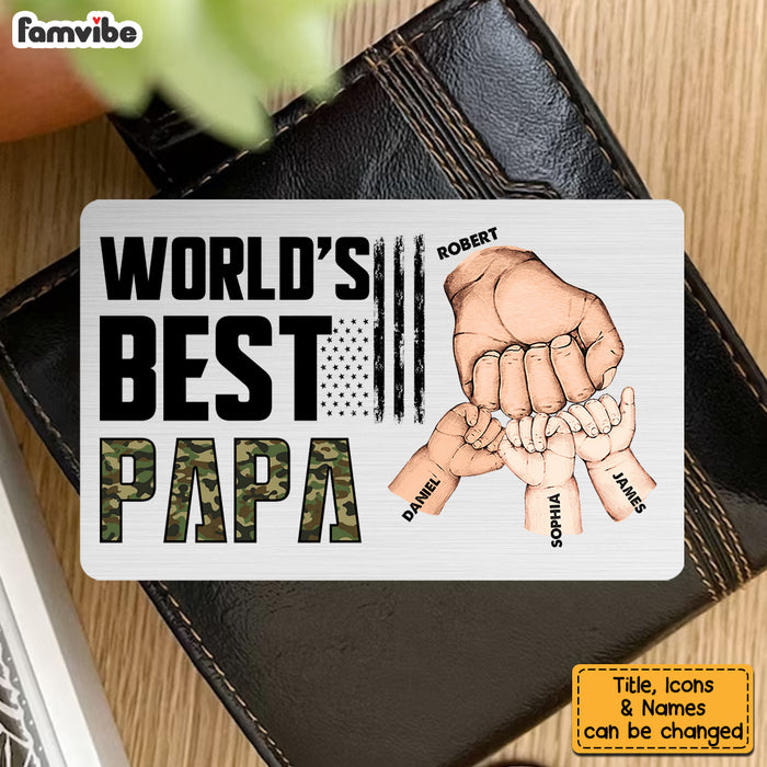 Personalized Gift For Greatest Grandpa Fist Bumps Wallet Card 28942 1