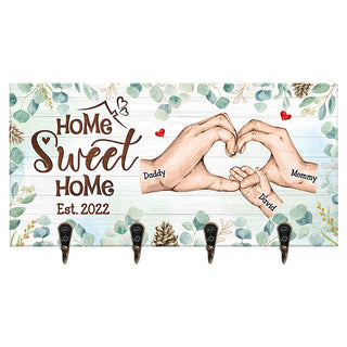 Personalized Gift For Family Home Sweet Home Key Holder 28945 Primary Mockup