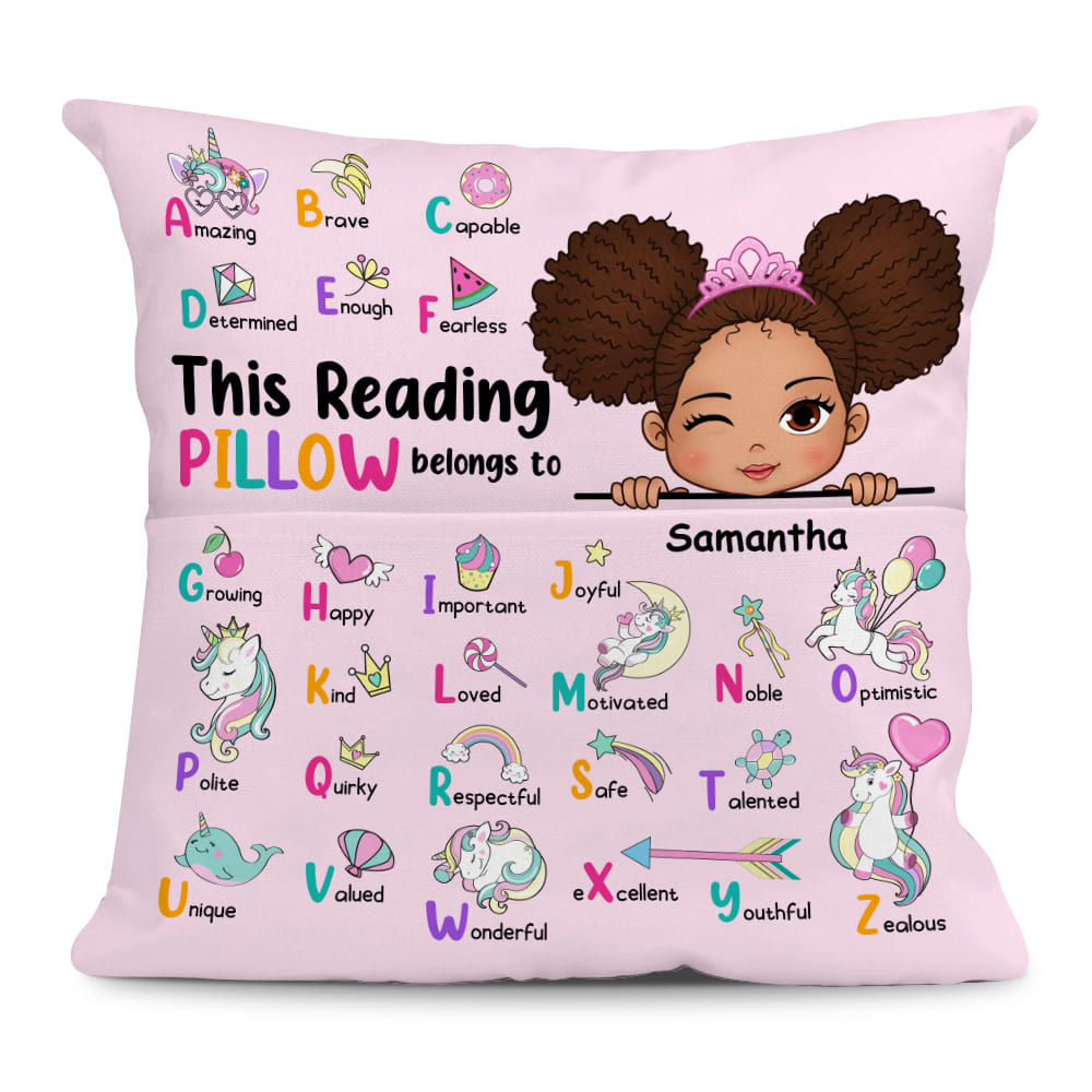 Personalized Birthday Gift For Granddaughter Positive Affirmation Pocket Pillow 28946 Primary Mockup