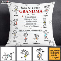 Personalized Gift Recipe For A Grandma Pillow 28951 thumb 1