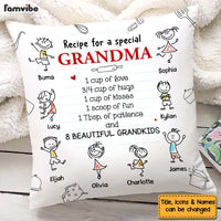 Personalized Gift Recipe For A Grandma Pillow 28951 thumb 1
