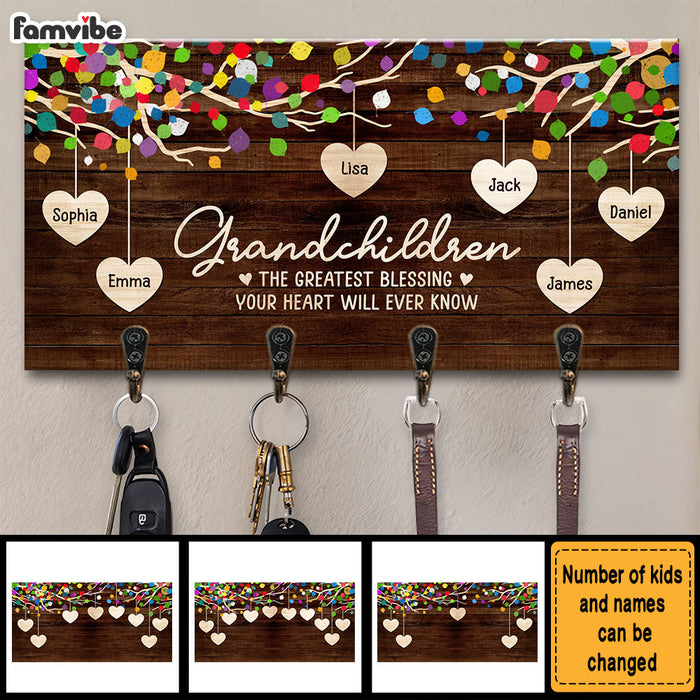 Personalized Gift For Gift For Grandma Greatest Blessing Key Holder 28952 1