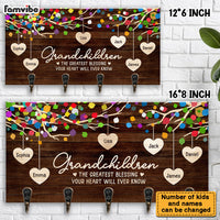 Personalized Gift For Gift For Grandma Greatest Blessing Key Holder 28952 thumb 1