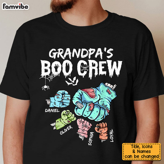 Personalized Gift For Grandpa's Boo Crew Halloween Shirt - Hoodie - Sweatshirt 28957 1