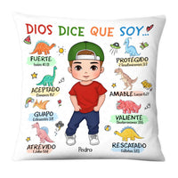 Personalized Gift For Grandson God Says I Am Spanish Pillow 28964 thumb 1