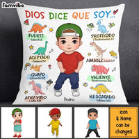 Personalized Gift For Grandson God Says I Am Spanish Pillow 28964 thumb 1