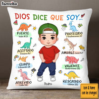 Personalized Gift For Grandson God Says I Am Spanish Pillow 28964 thumb 1