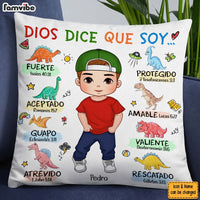 Personalized Gift For Grandson God Says I Am Spanish Pillow 28964 thumb 1