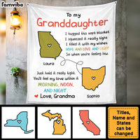Personalized Long Distance Drawing Hug This Blanket 28978 thumb 1
