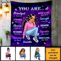 Personalized Gift For Daughter You Are Bible Verses Blanket 28980 thumb 1
