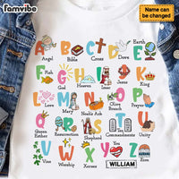 Personalized Gift For Grandson Biblical Alphabet Kid T Shirt 28985 thumb 1