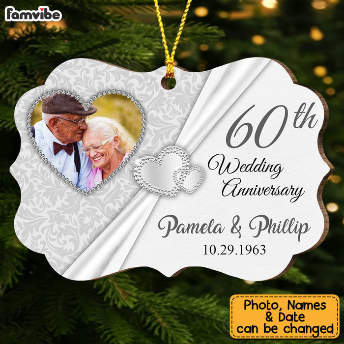 Personalized Gift For 40th Wedding Anniversary Benelux Ornament 28991 1
