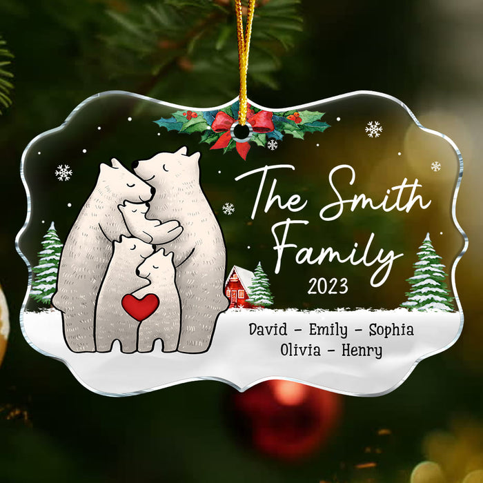 Personalized Gift For Family Bear Christmas Benelux Ornament 28997 1