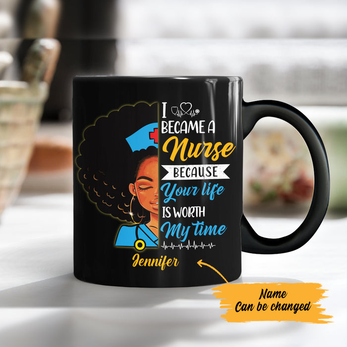 Personalized BWA Nurse Proud Mug JL273 27O57 1