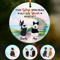 Personalized Your Wings Were Ready Dog Memorial  Ornament OB251 67O53 thumb 1