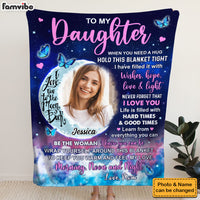 Personalized Gift For Daughter Moon Photo Blanket 31414 thumb 1