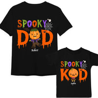 Personalized Halloween Gift For Family Spooky Monster Adult And Kid Tee 29003 thumb 1
