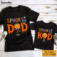 Personalized Halloween Gift For Family Spooky Monster Adult And Kid Tee 29003 thumb 1